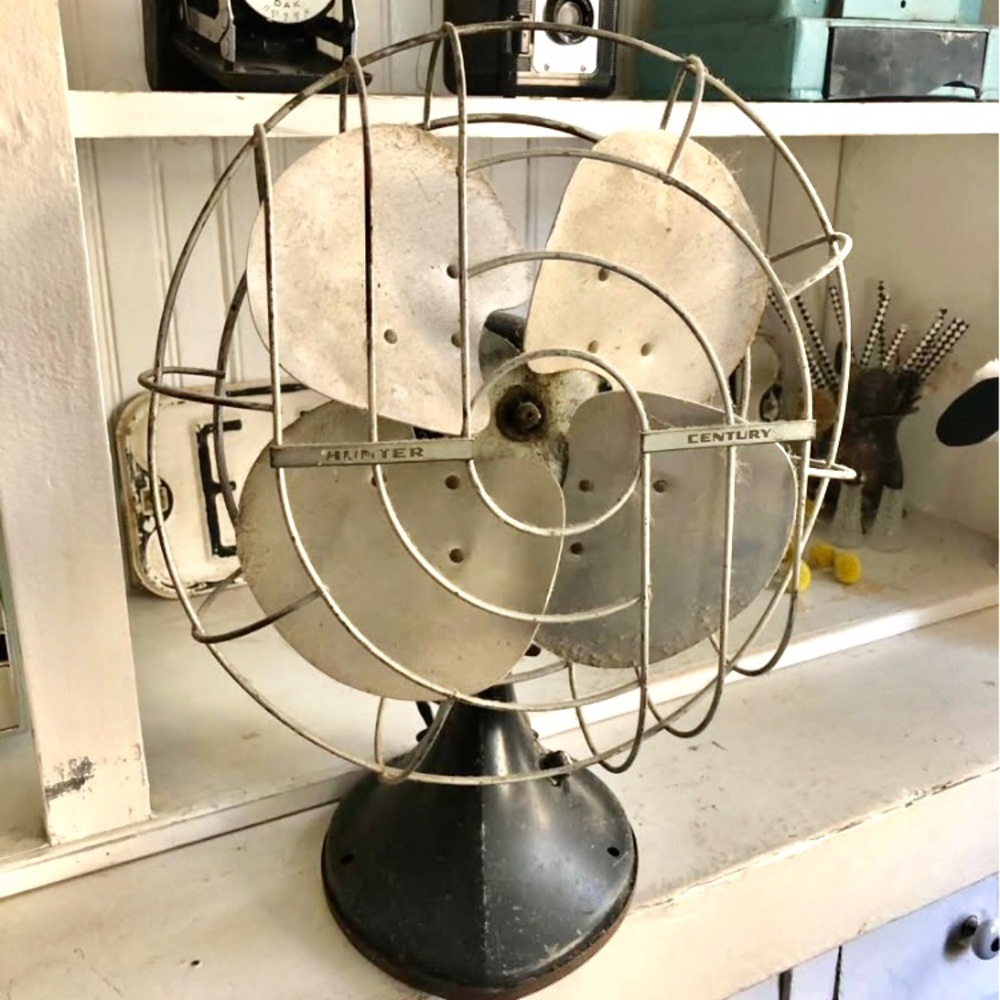 Vintage/Antique Hunter Century Metal Fan-Mid Century Modern